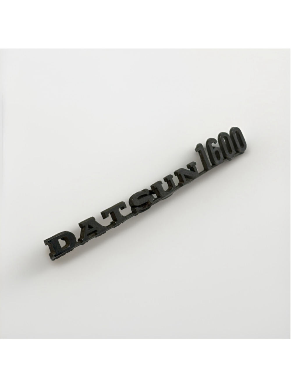 Datsun 1600 Emblem Badge Rear Boot Fits 510 Bluebird 1968-1973 Chrome Script